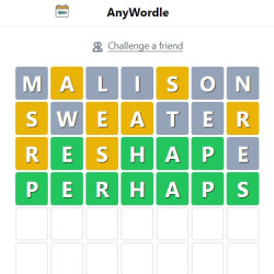 Play AnyWordle now!