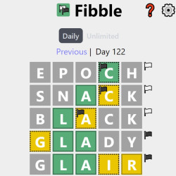 Play Fibble now!