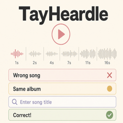Play TayHeardle now!