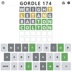 Play Gordle now!