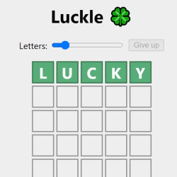 Play Luckle now!