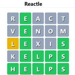 Play Reactle now!