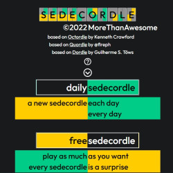 Play Sedecordle now!