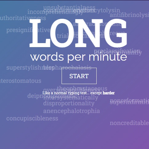 Long Words per Minute