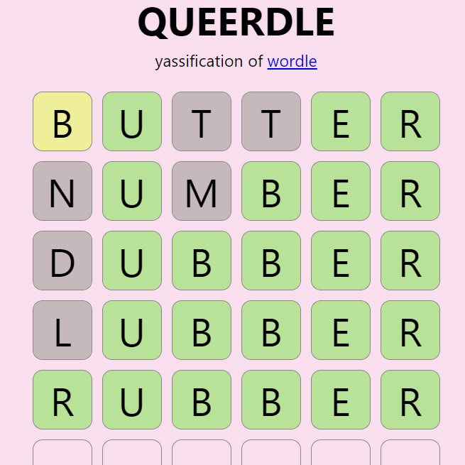 Queerdle fever! LGBTQI+ community turns it up with Wordle spin-off